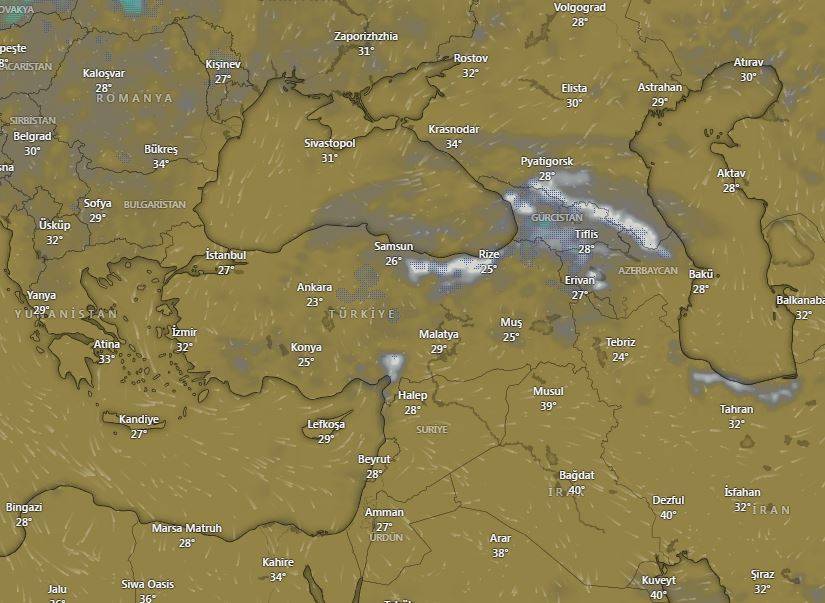 Kars ve Ardahan çevreleri için sağanak uyarısı 15